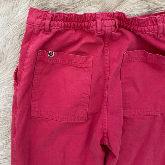 Big Bud Press Work Pants Hot Pink Cotton Twill Straight Leg High Waisted Utility - Picture 8 of 13